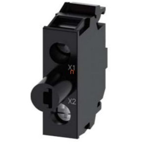   Siemens 3SU1401-2BF20-1AA0 LED modul, piros, 230VAC, hátlapra, csavaros Sirius