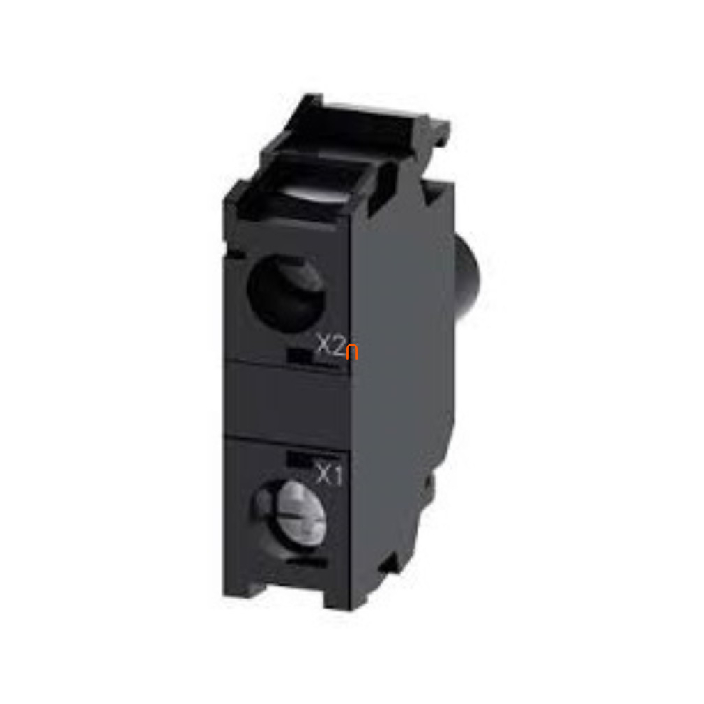 Siemens 3SU1401-1BF00-1AA0 LED modul, narancs, 230VAC, előlapra, csavaros Sirius