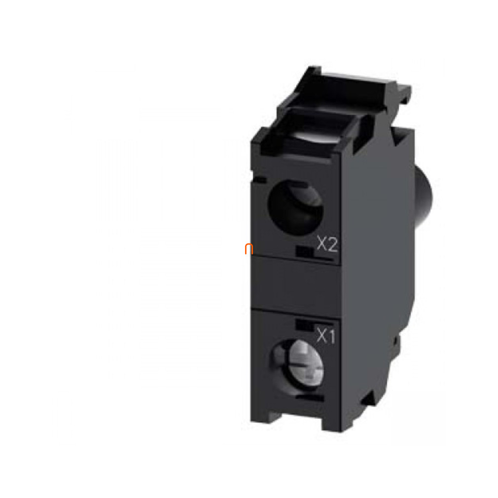 Siemens 3SU1401-1BB00-1AA0 LED modul, narancs, 24VAC/DC, előlapra, csavaros Sirius
