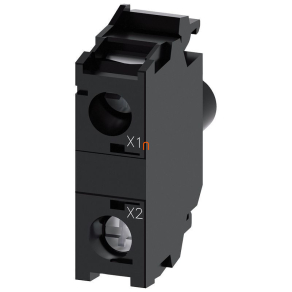   Siemens 3SU1401-1BG60-1AA0 LED modul, fehér, 6-24VAC/DC, előlapra, csavaros Sirius