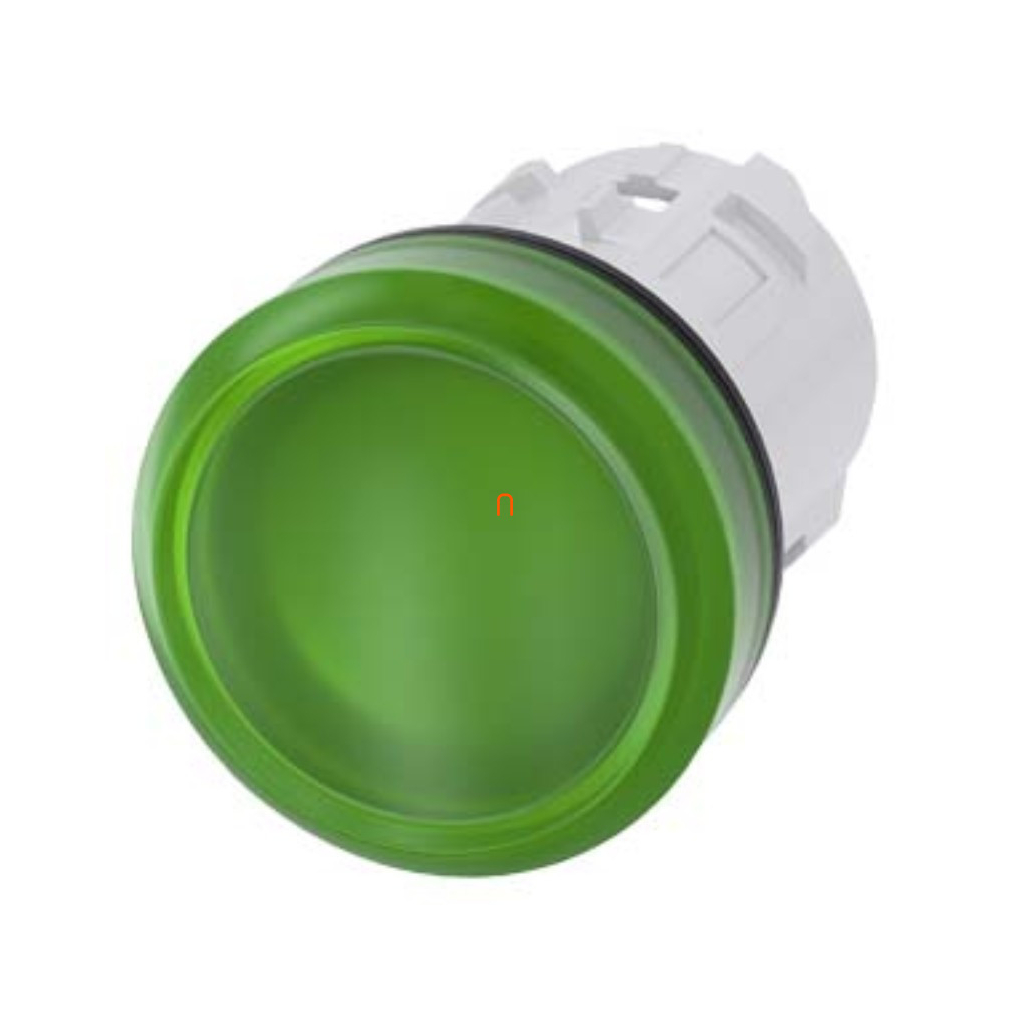 Siemens 3SU1001-6AA40-0AA0 jelzőlámpafej, zöld Sirius