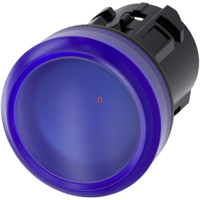 Siemens 3SU1001-6AA50-0AA0 jelzőlámpafej, kék Sirius