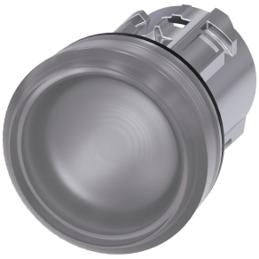   Siemens 3SU1051-6AA70-0AA0 jelzőlámpafej, átlátszó, fém Sirius