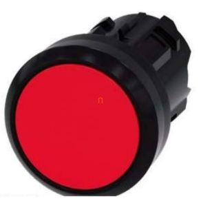 Siemens 3SU1000-0AB20-0AA0 nyomógombfej, piros Sirius