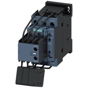   Siemens 3RT2627-1AP05 kondenzátor mágneskapcsoló, 25kvar/400V, 1NO+2NC, 230VAC 50Hz, S0, csav.