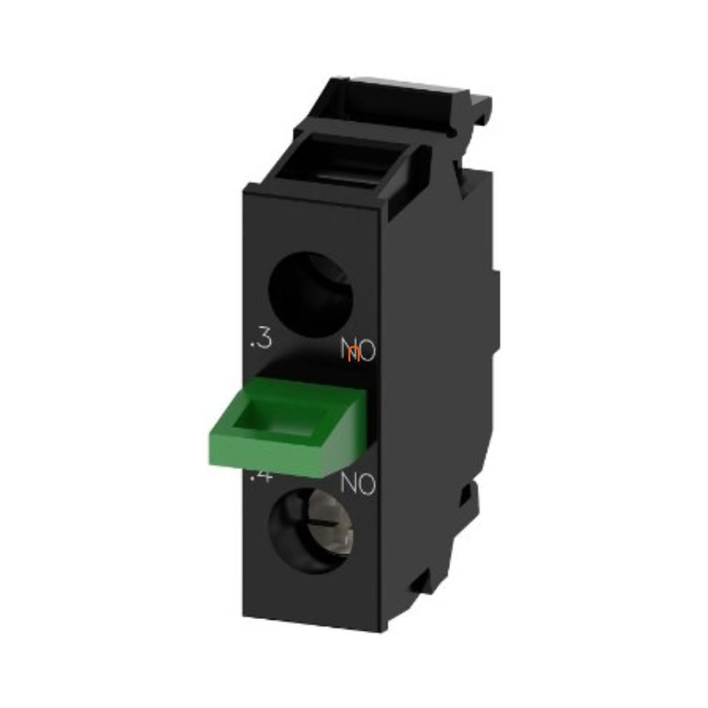 Siemens 3SU1400-2AA10-1BA0 érintkezőelem, 1NO, hátlapra, csavaros Sirius