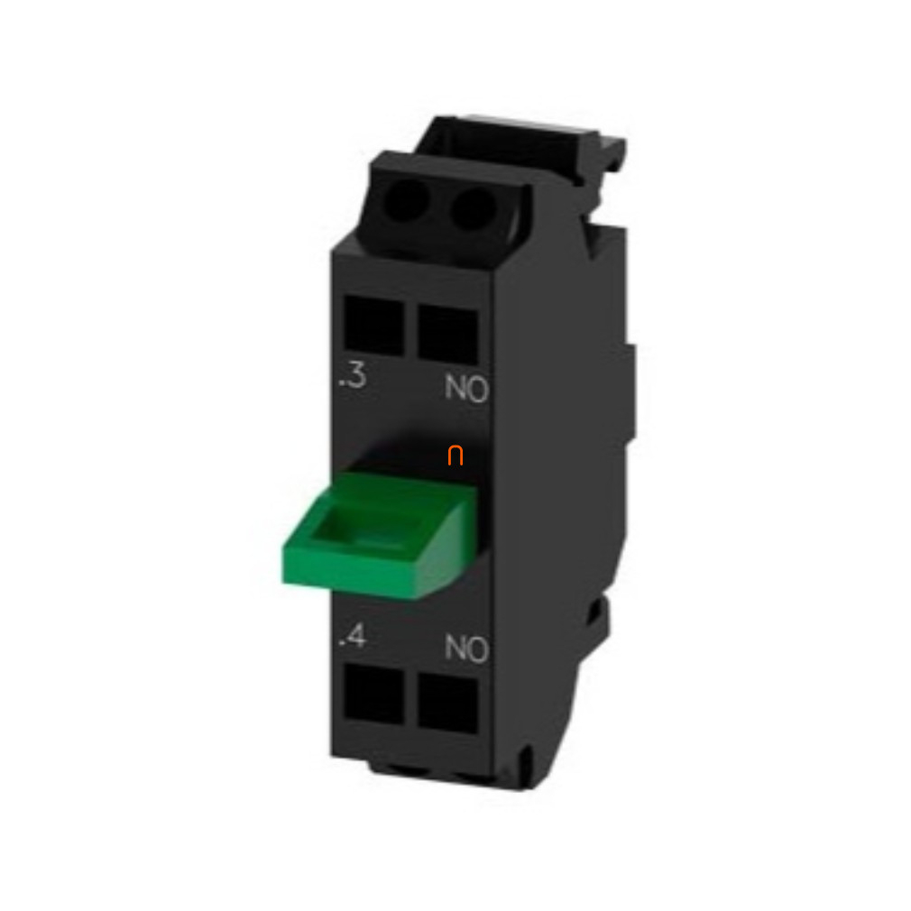 Siemens 3SU1400-2AA10-3BA0 érintkezőelem, 1NO, hátlapra, rugós Sirius