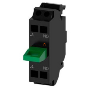   Siemens 3SU1400-2AA10-3BA0 érintkezőelem, 1NO, hátlapra, rugós Sirius