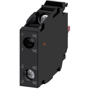   Siemens 3SU1400-1AA10-1EA0 érintkezőelem, 2NC, előlapra, csavaros Sirius