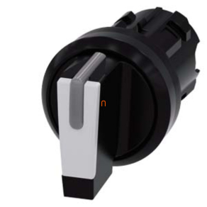   Siemens 3SU1002-2BL60-0AA0 világító kapcsoló fej, 3 állású, fehér Sirius