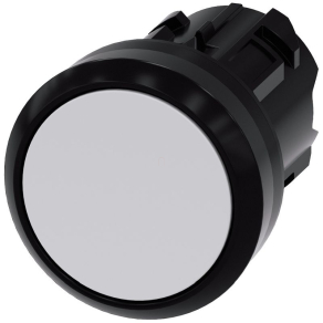   Siemens 3SU1000-0AA60-0AA0 nyomógombfej, fehér, reteszelt Sirius