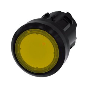   Siemens 3SU1001-0AB30-0AA0 világító nyomógombfej, sárga Sirius