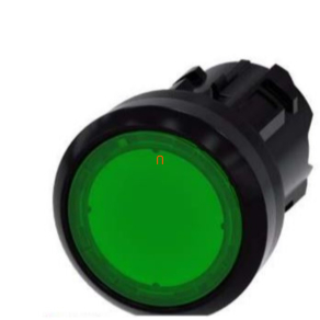   Siemens 3SU1001-0AA40-0AA0 világító nyomógombfej, zöld, reteszelt Sirius