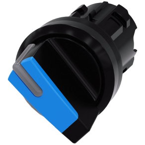   Siemens 3SU1002-2BF50-0AA0 világító kapcsoló fej, 2 állású, kék Sirius