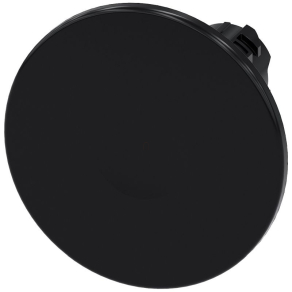   Siemens 3SU1000-1CD10-0AA0 nyomógombfej, 60mm-es gomba, fekete Sirius