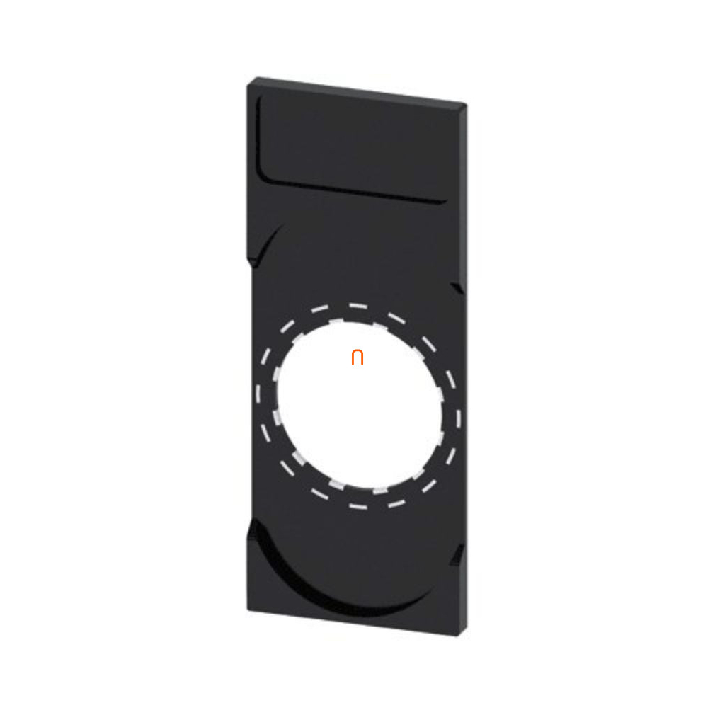 Siemens 3SU1900-0AK10-0AA0 duplanyomóhoz címketartó, 12,5 x 27 mm öntapadó címkéhez, címke nélkül Sirius