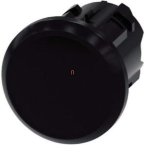   Siemens 3SU1900-0FA10-0AA0 vakdugó 22mm-es furatba, műanyag, fekete Sirius