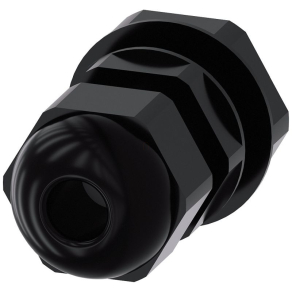   Siemens 3SU1900-0HH10-0AA0 tömszelence, M25, fekete, műanyag