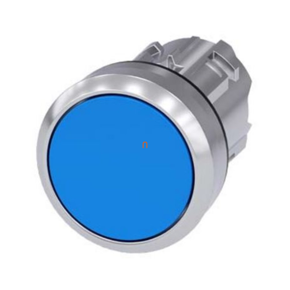Siemens 3SU1050-0AB50-0AA0 nyomógombfej, kék, fém Sirius