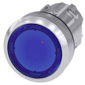   Siemens 3SU1051-0AB50-0AA0 világító nyomógombfej, kék, fém Sirius
