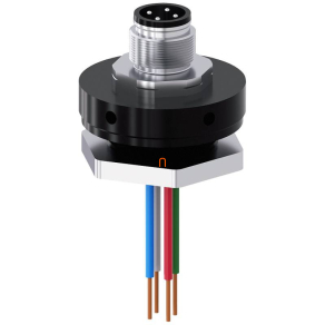   Siemens 3SU1930-0HC10-0AA0 M12 4P beépíthető csatlakozó dugó, műanyag, M20