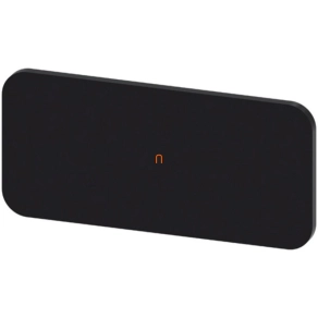   Siemens 3SU1900-0AC16-0AA0 címke 12,5 x 27 mm, fekete/fehér, felirat nélkül, bepattintható vagy felragas