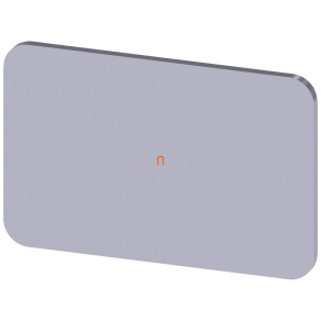   Siemens 3SU1900-0AD81-0AA0 címke 17,5 x 27 mm, ezüst/fekete, felirat nélkül, bepattintható vagy felragasztható, Sirius