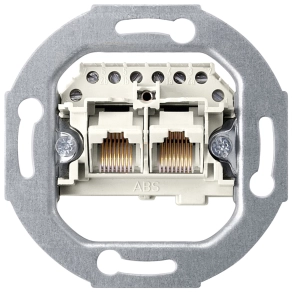 Schneider Merten 2xRJ45 aljzat, telefonhoz 465702