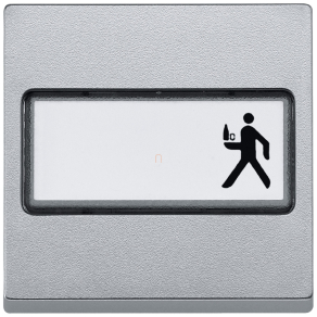   Schneider Merten Feliratozható billentyű, System-M, alumínium 433360