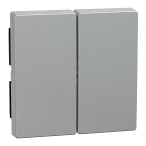 Schneider Merten Dupla billentyű, System-M, alumínium 433560