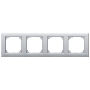 Schneider Merten M-Plan négyes keret, alumínium 486460