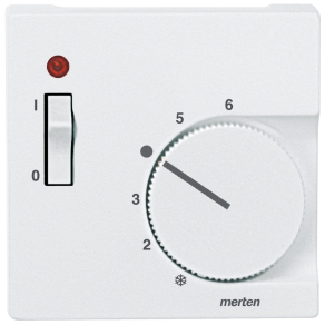   Schneider Merten Fedlap, kapcsolós termosztátokhoz, System-M, mattfehér 536119