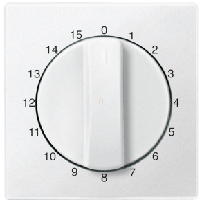   Schneider Merten Fedlap, időkapcsolóhoz (15p), System-M, mattfehér 539019