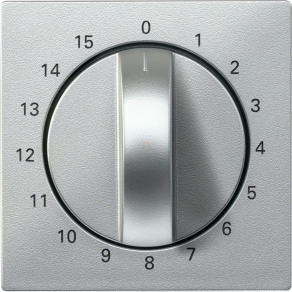   Schneider Merten Burkolat, időkapcsolóhoz (15p), System-M, alumínium 539060