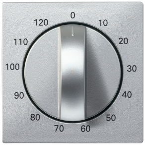   Schneider Merten Fedlap, időkapcsolóhoz (120p), System-M, alumínium 539260