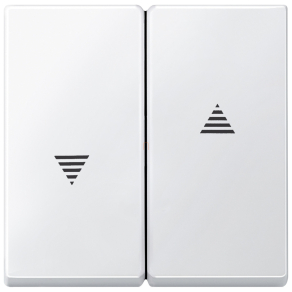   Schneider Merten Dupla billentyű, redőnyvezérléshez, System-M, mattfehér 435519