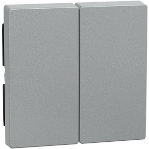   Schneider Merten Dupla billentyű, redőnyvezérléshez, System-M, alumínium 435560