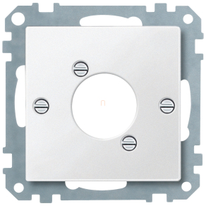   Schneider Merten Fedlap, XLR csatlakozókhoz, System-M, mattfehér 468919