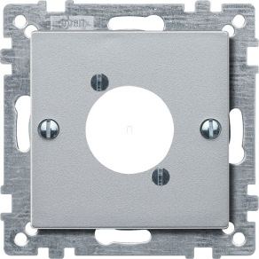   Schneider Merten Fedlap, XLR csatlakozókhoz, System-M, alumínium 468960
