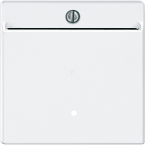   Schneider Merten Fedlap, hotelkártya kapcsolóhoz, System-M, mattfehér 315419