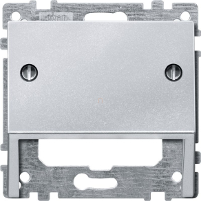   Schneider Merten fedlap kommunikációs betétekhez, System-M alumínium 464660