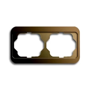   ABB 2CKA001754A1710 1722-21 Alpha kettes keret, vízszintes, bronz, szerelőkeret