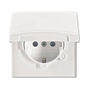   ABB 2CKA002064A0294 20 EUGKB-34-101 SCHUKO dugaszoló aljzat, csapfedeles, hófehér, dugaszolóaljzat