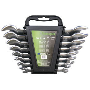   HAUPA 110130 kétoldalas.villáskulcs készlet.8 részes 6-22