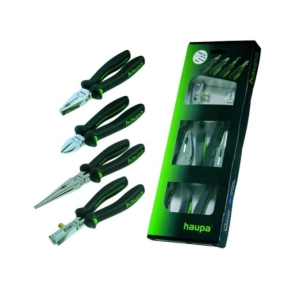  HAUPA 220128 Fogó készlet - kombinált, oldalcsípő, telefon, blankoló