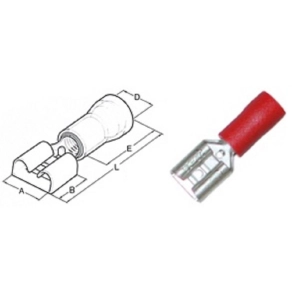 Haupa gyorscsatlakozó hüvely PCSH-6 260392