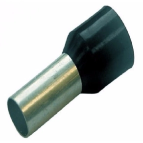 Haupa érvéghüvely szigetelt 6,0/12 fekete 270738