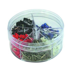   Érvéghüvely készlet  0,5- 2,5 szigetelt, 400 db-os 270854 Haupa