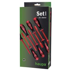   HAUPA 102512 VDE dugókulcs készlet 7 részes 1000V 2-komponensű nyéllel