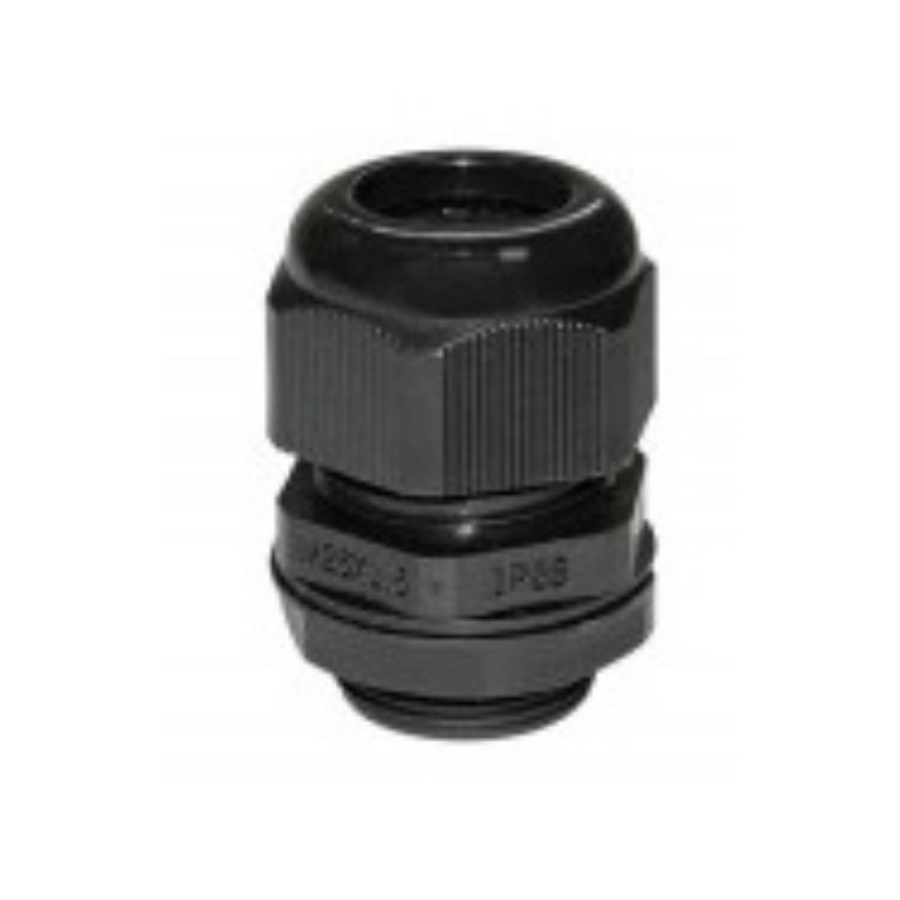 Haupa tömszelence M12+anya 3-6,5mm IP68 fekete 250080